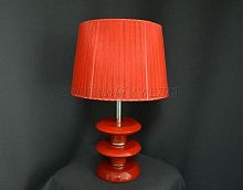 Светильник настольный Мелодия Света 220В Е27 60Вт Красный фото Светильник настольный Мелодия Света 220В Е27 60Вт Красный картинка